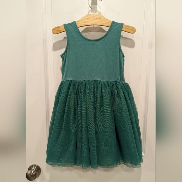 Hanna Andersson Green Tulle Tutu Puffy Fluffy Floofy Party Dress Girl 120 6 7 - Picture 3 of 7